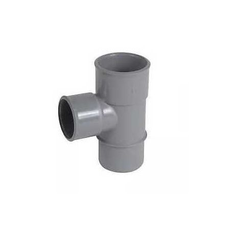 Embranchement simple 87°30 PVC MF Ø100/32 gris à coller - Nicoll