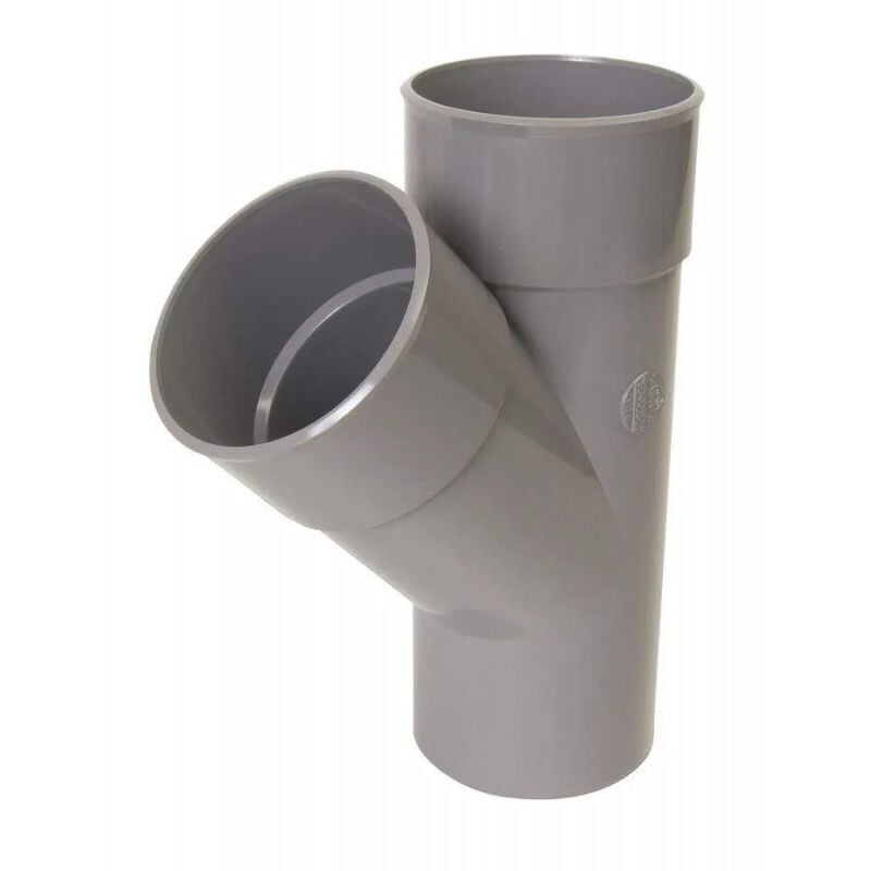 Nicoll - Té pvc 45 degré réduit mf 110/100/110