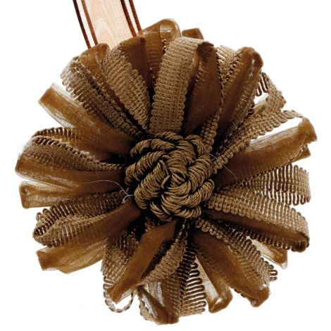 Embrasse à rideaux aimantée 9cm Marron/Chocolat - BOULET
