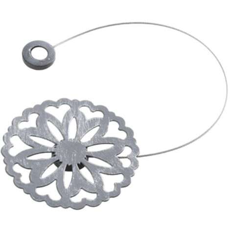 Embrasse de Rideau Aimantée "Emmy" 30cm Gris