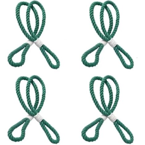 Embrasses à Rideaux 270F, 4 pièces, for optimiser l'espace la Maison et au Bureau(Green)
