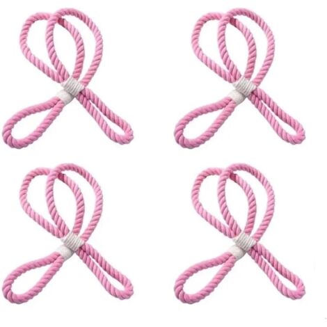 Embrasses à Rideaux 270F, 4 pièces, for optimiser l'espace la Maison et au Bureau(Pink)