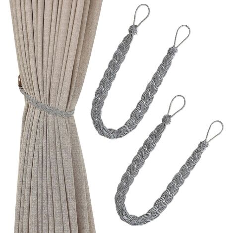 Embrasses de rideaux artisanales en corde simple - Catégorie : Embrasses et accessoires pour rideaux