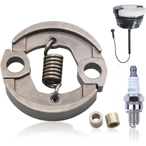 Embrayage avec Bouchon de Réservoir, Bougie d'allumage pour STIHL FS90, FT100, KM90, FS130, HL95, FS100, FS110 Pièces de débroussailleuse Weed Eater