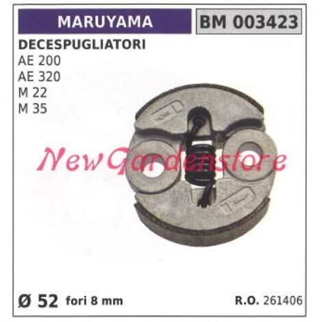 Embrayage complet MARUYAMA moteur de débroussailleuse AE 200 320 M 22 Ø 52 003423