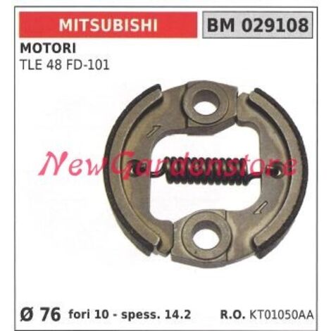 Embrayage complet MITSUBISHI moteur débroussailleuse TLE 48 FD-101 Ø 76 029108