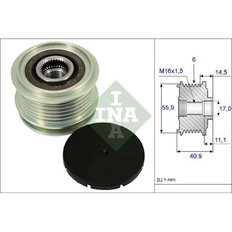 Embrayage d'alternateur 535001210 INA