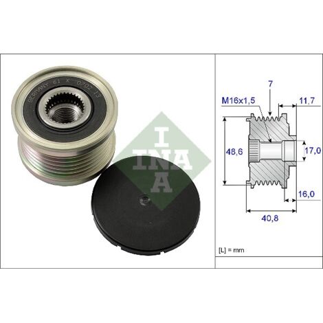 Embrayage d'alternateur 535008010 INA