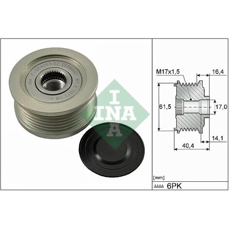 Embrayage d'alternateur 535011510 INA