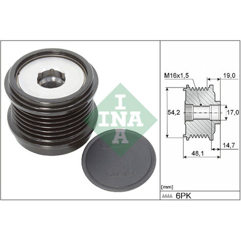 Embrayage d'alternateur 535031010 INA