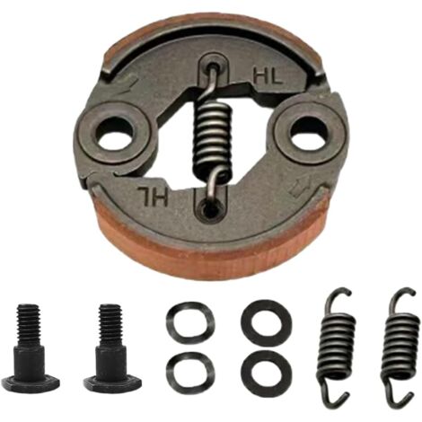 Embrayage de tondeuse à gazon pour débroussailleuse, pièces de rechange pour tondeuse à gazon, embrayage + ressort (pour GX35/140/139/40-5/TU43)