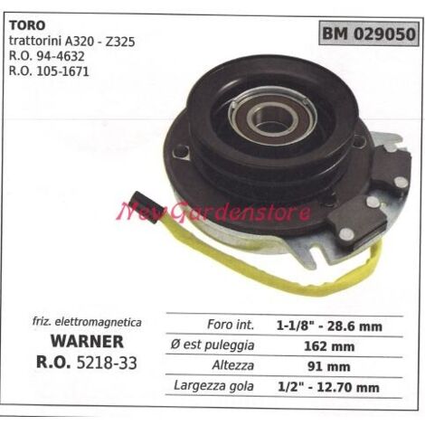 Embrayage électromagnétique warner tondeuse bull 029050