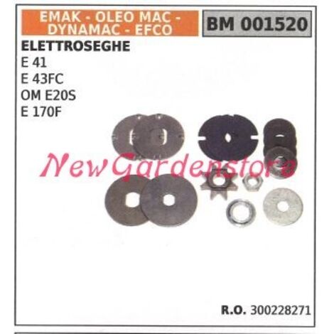 Embrayage EMAK E41 43FC OM E20S E 170F001520 moteur de tronçonneuse