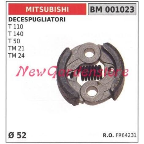 Embrayage MITSUBISHI débroussailleuse T 110 140 T50 TM21 TM24 D. 52 mm FR64231