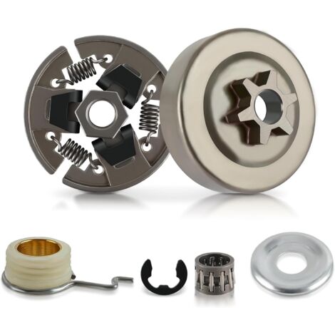 Lot De 2 Pignons De Tambour D'embrayage 3/8 6 Dents Pour Tronçonneuse STIHL 017 018 021 023 025 MS170 MS180 MS210 MS230 MS250