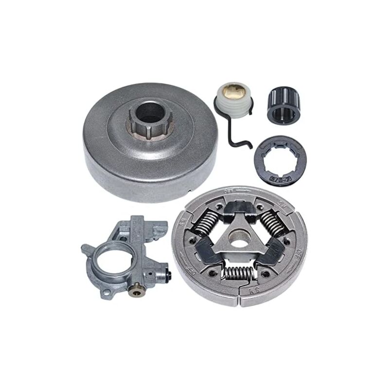 Embrayage Tambour Pignon Jante 3/8-7 Kit, Pour Stihl Ms440 044 Ms460 046 Ms361, Tambour Roulement 9512 933 2380, Couvercle Rondelle 1128 162 1001,