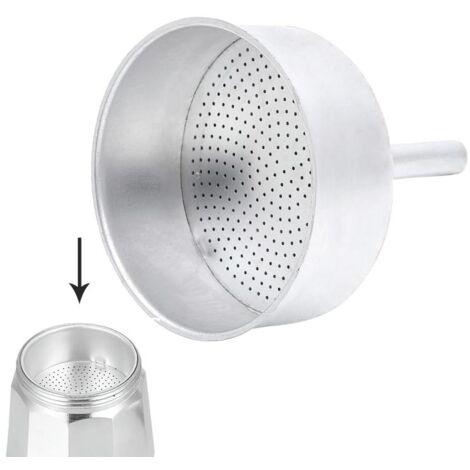 Embudo Cafetera Aluminio Classic / Inducción 12 Tazas