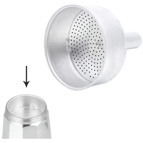 Embudo Cafetera Aluminio Classic / Inducción 6 Tazas