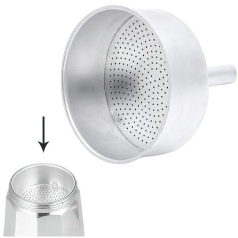 Embudo Cafetera Aluminio Classic / Inducción 9 Tazas