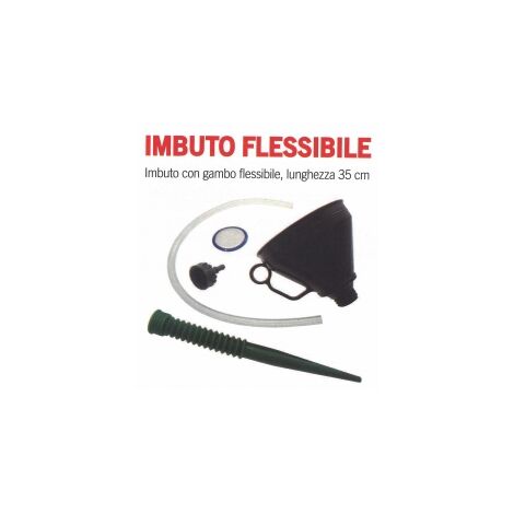 Embudo con vástago flexible longitud 35 cm código 016523