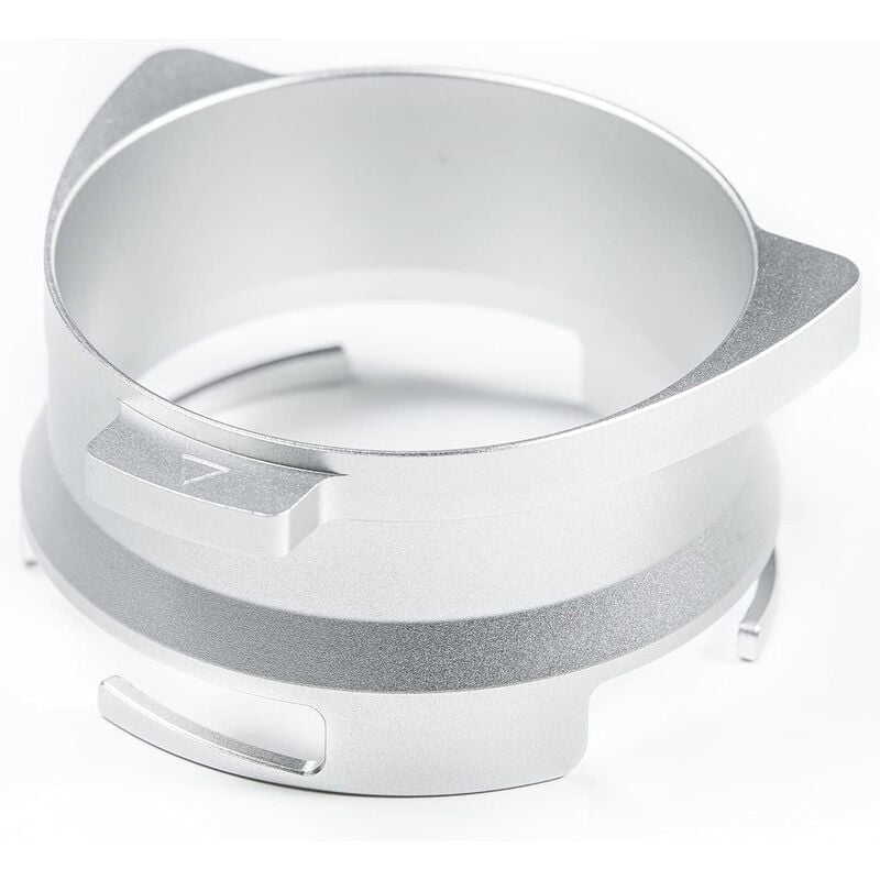 Embudo De Dosificación De Café 54Mm Accesorios De Café Espresso Metal De Aluminio Para Portafiltro Breville Manos Libres Plata