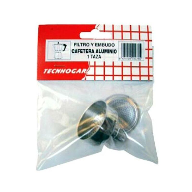 

MIBRICOTIENDA accesorio blister filtro y embudo cafetera 3 tazas 1476