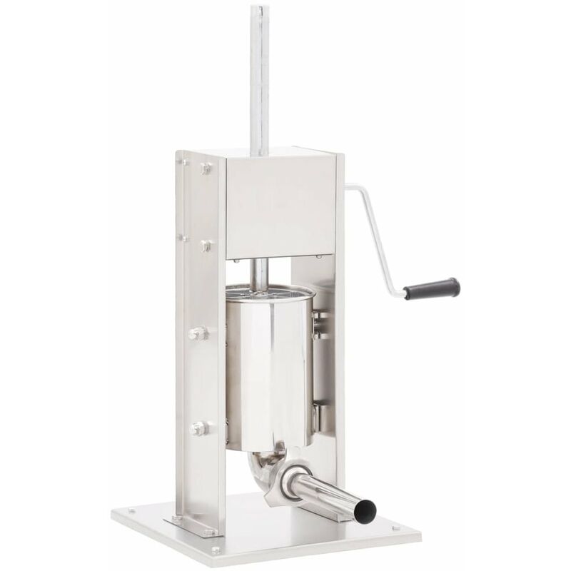 

Happyshopping - Embutidora manual de acero inoxidable plateado 3 L