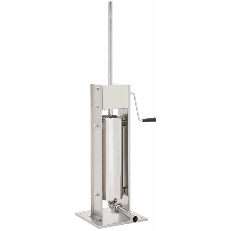 

Happyshopping - Embutidora manual de acero inoxidable plateado 7 L