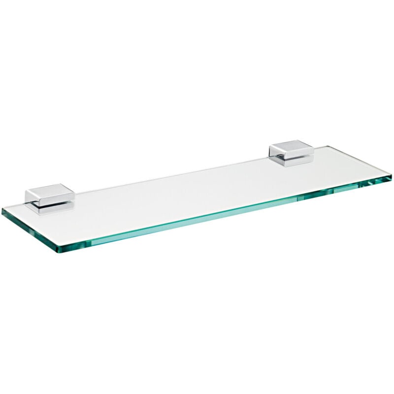 System2 Ablage, Kristallglas klar, 500x100mm, chrom, - Emco