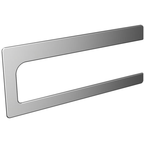 emco art anneau porte-serviettes, droit ouvert, mobile, chromé,