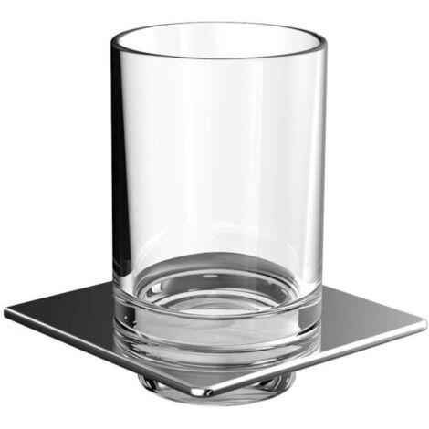 emco art Glashalter, inklusive Kristallglas klar, chrom,