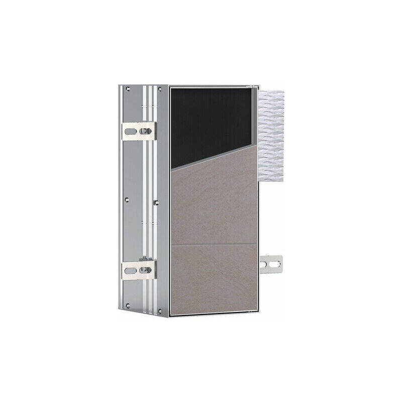 

asis module plus, módulo WC - modelo empotrado, 2 compartimentos para papel higiénico, rollo de recambio o caja de papel húmedo, bisagra de puerta a