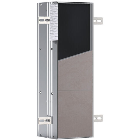 emco asis plus, módulo de WC - modelo empotrado, 3 compartimentos