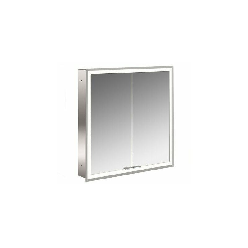 

Emco asis prime Armario con espejo, modelo empotrado, 2 puertas, 600mm, cumplimiento: Panel trasero de cristal espejado - 949705071