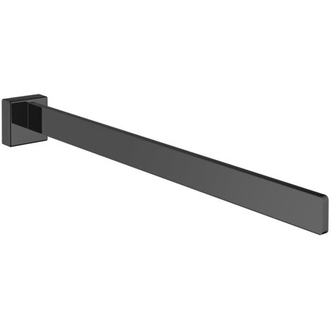 emco cue Handtuchhalter, 1 armig, starr, 416mm, schwarz,