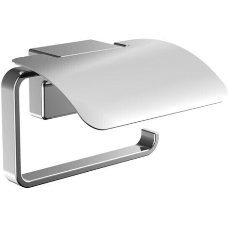 emco cue porte-papier chromé avec couvercle, 320000100