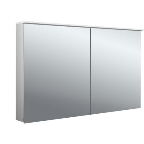emco flat 2 Armoire à glace lumineuse LED avec voile de lumière,