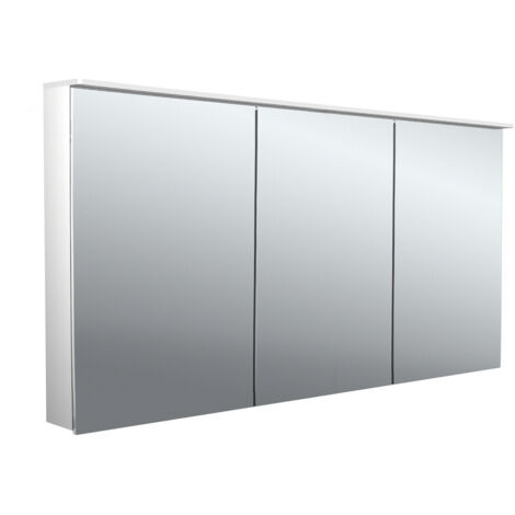 emco flat 2 Armoire à glace lumineuse LED avec voile de lumière,