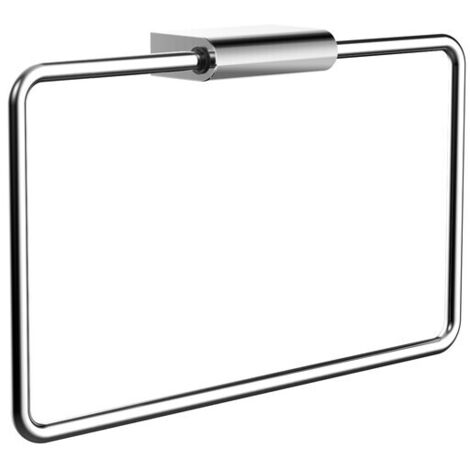 emco flow anneau porte-serviettes, mobile, chromé, 275500100,