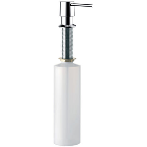 Emco Flüssigseifenspender System 2, chrom 35210012 Untertisch, 500 ml, Gesamthöhe 278,5 mm