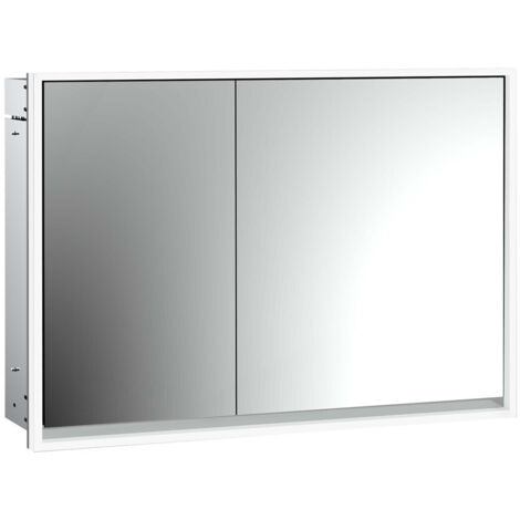 emco loft Armoire de toilette avec éclairage, 1000mm, 2 portes,