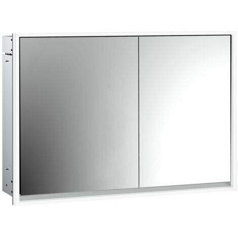 emco loft Armoire de toilette avec éclairage, 1000mm, 2 portes,