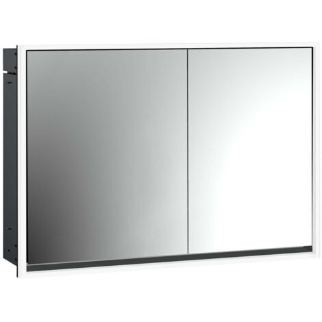 emco loft Armoire de toilette avec éclairage, 1000mm, 2 portes,