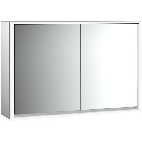 emco loft Armoire de toilette avec éclairage, 1200 mm, 2 portes,