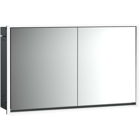 emco loft Armoire de toilette avec éclairage, 1300mm, 2 portes,