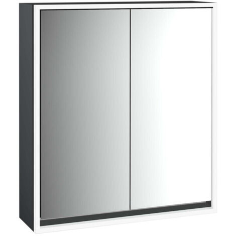 emco loft Armoire de toilette avec éclairage, 600 mm, modèle