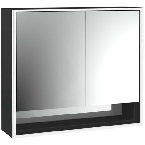 emco loft Armoire de toilette avec éclairage avec compartiment