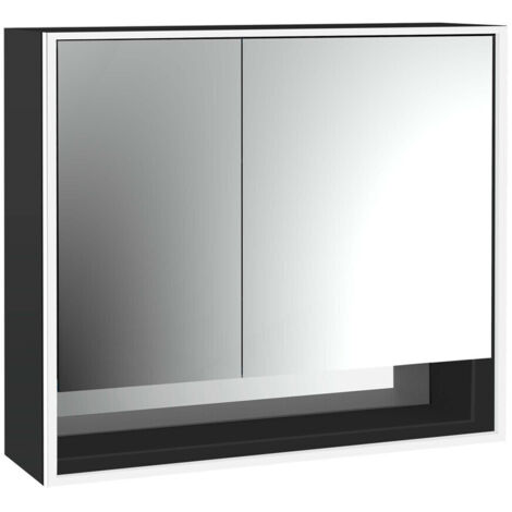 emco loft Armoire de toilette avec éclairage avec compartiment