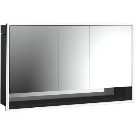 emco loft Armoire de toilette avec éclairage avec compartiment