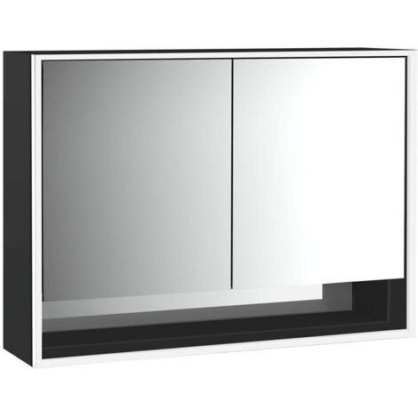 emco loft Armoire de toilette avec éclairage avec compartiment